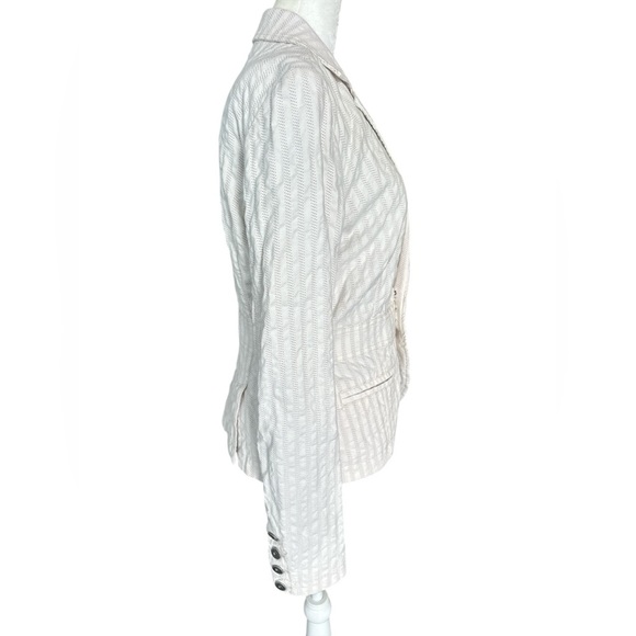 Vintage Diesel Y2K Textured Stripe Blazer - Picture 5 of 12